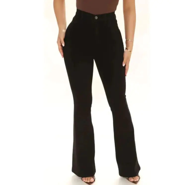 Chic&Bloom™ Women's Fashion Casual High Waist Slim-fit Stretch Trousers